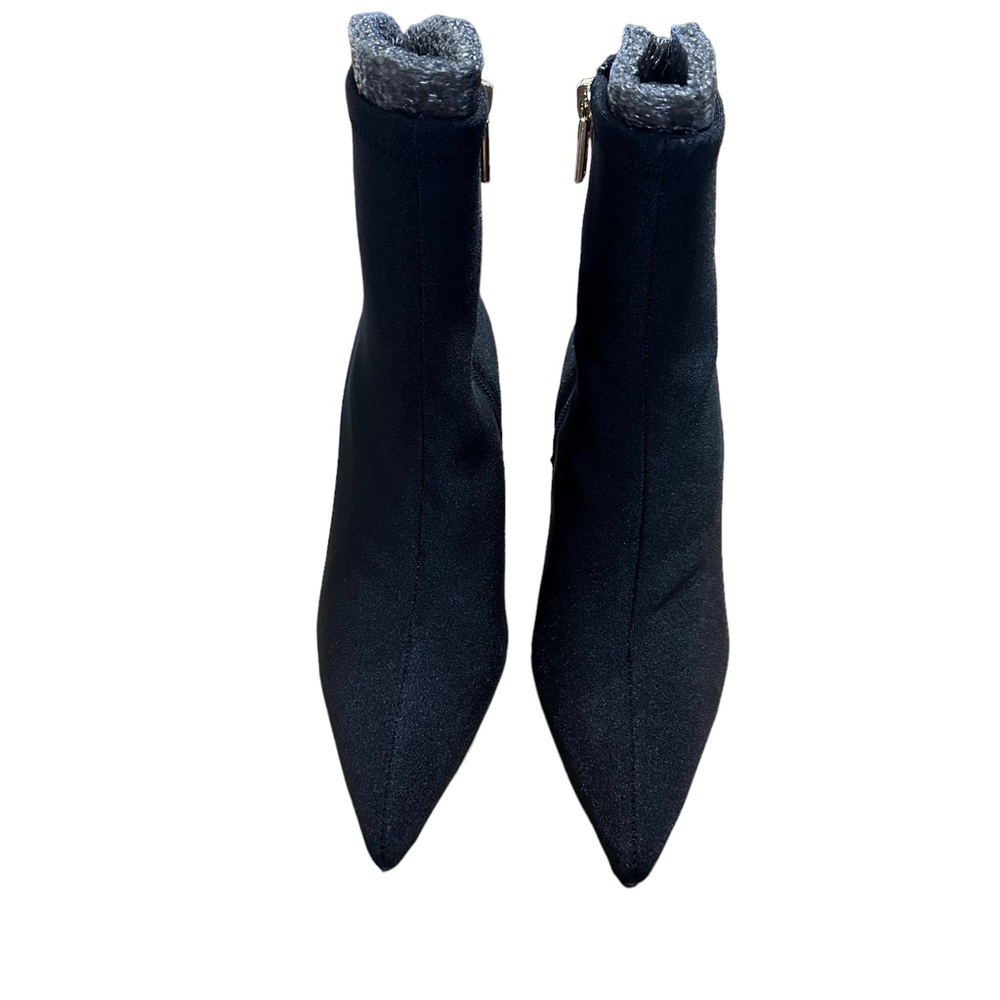 Good American Woman’s Kickstand Black Side Zip Neoprene Booties Size 8.5 Goth